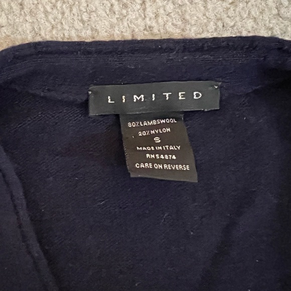 Limited Lambswool ButtonDown VNeck Sweater - Picture 2 of 2